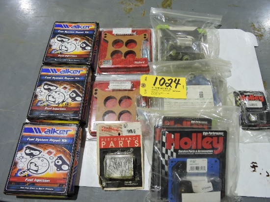 Holley carburetor service parts, Walker repair kits.