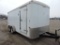 2010 Doolittle Cargomaster 7'x16' enclosed  tandem axle trailer, vin 1DGCS1