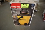 Shop vac 5 gal, New.