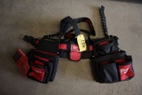 Milwaukee tool bag, contractors work belt with suspension rig.