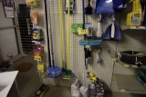 Mops, bowl cleaner, brushes, Riox, etc.