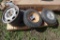 Wheel barow, trialer wheels, tires.