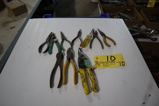 Needle nose pliers, screwdrivers, wire cutter.