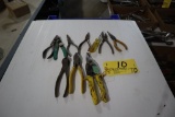 Needle nose pliers, screwdrivers, wire cutter.