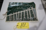 Wrench set, 10 pcs., metric.