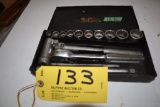 Socket set, 3/8