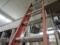 Werner 18 ft. fiberglass extension ladder.