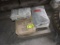 Bags misc, Lime, weed blocker, abrasive blasting crystals.