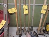 Sledge hammers.