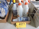 Spray bottles, cleaner, etc.