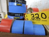 Box various rolls tape.