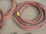 Water hoses.