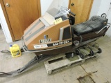 Vintage Grand Prix 634 moto-ski snowmobile.