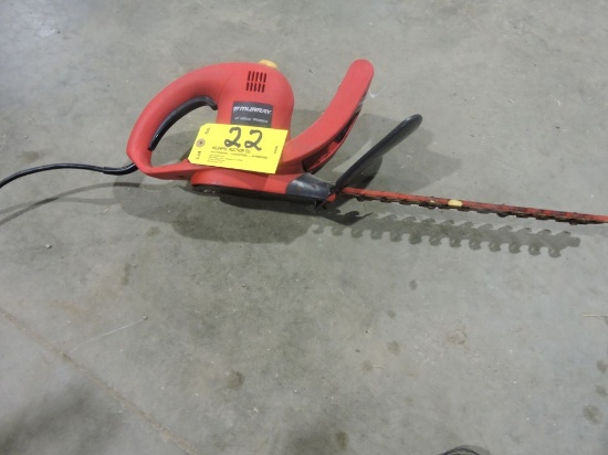 Murray electric 16" hedge trimmer.