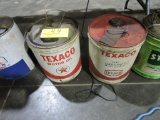 5 gal.cans of oil