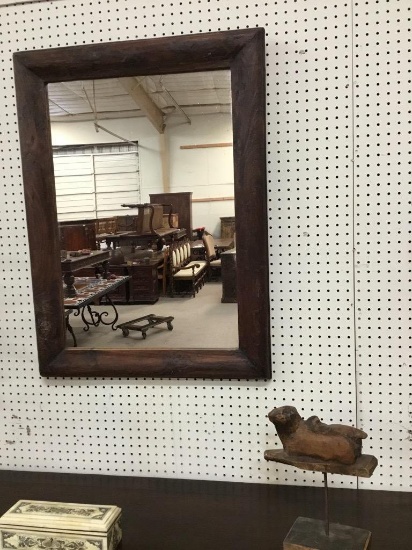 WOOD FRAMED MIRROR