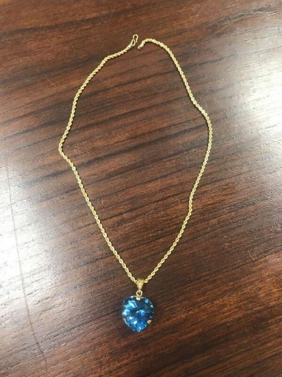 BLUE TOPAZ NECKLACE