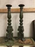 SOLID WOOD CANDLE STANDS