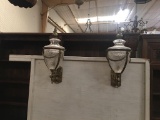 PAIR OF CRYSTAL WALL SCONCES