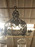 WROUGHT IRON CHANDELIER