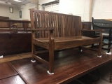 SOLID WOODEN BENCH