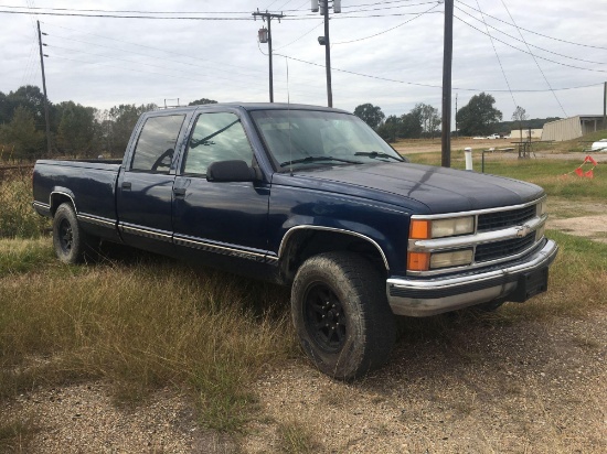 1999 Chevrolet C3500 Pickup Truck, VIN # 1GCGC33R0XF064693