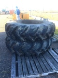 2 18X4X38 TRACTOR TIRES