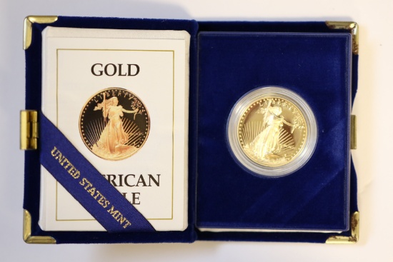 1990 1 ounce American Gold Eagle Coin