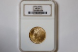 1910 $10 Gold Coin, Indian Head Eagle
