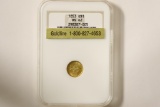 1853 $1 Gold Coin, Liberty Head