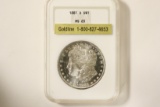 1881 S $1 Silver Coin, Morgan