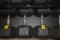 95 lb Pair of York Rubber Hex Dumbbells