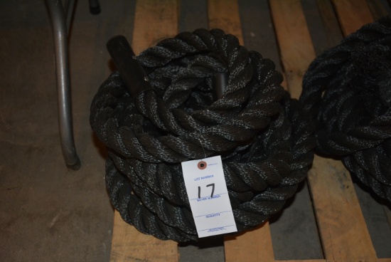 Black Climbing Rope