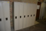 Section of (6) Metal Lockers