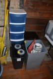 Plastic Drawers, Trash Cans, Cup Dispensers