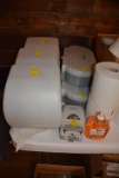 (3) Sanis Paper Towel Dispensers, (2) TP, (1) Soap