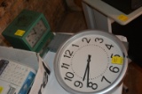 Timeclock, Timecard Holder, Wall Clock