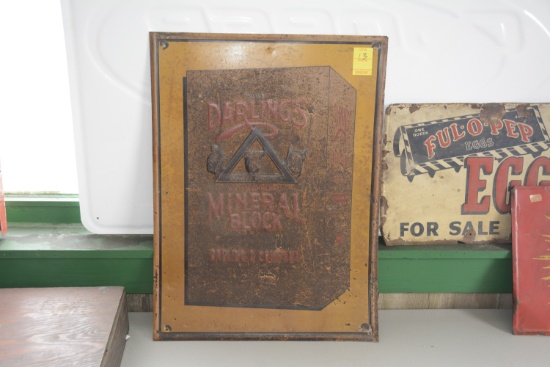 Early Darlings Mineral Block Sign