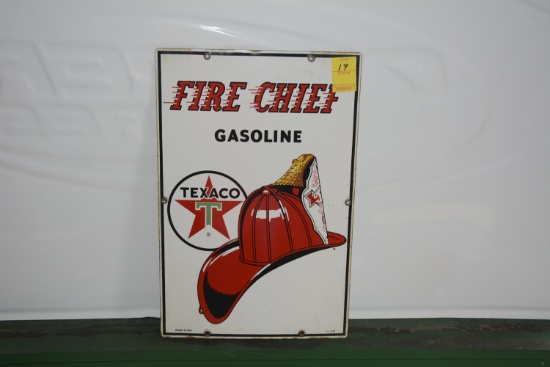 1963 Fire Chief  - Texaco Pump Sign