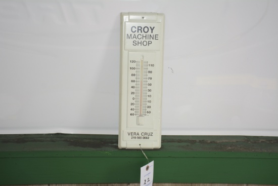 Croy Machine Shop Thermometer - New