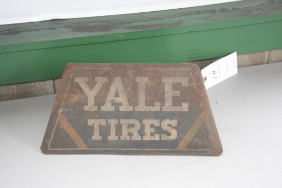 Early Yale Tire Display Rack