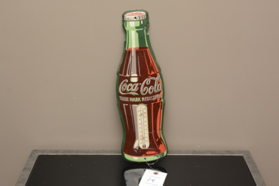 Coca Cola Thermometer 17" x  5 1/2"