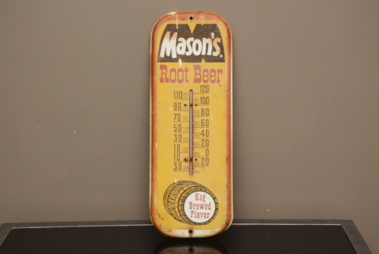 Mason Root Beer Thermometer 16" x 6