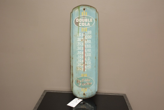 Drink Double Cola Thermometer 27" x 8"