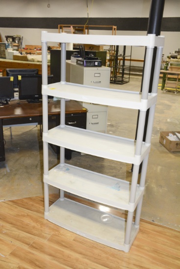 PLASTIC SHELVING UNIT