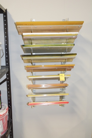 SQUEEGEES (WOOD AND ALUMINUM) & WALL RACK