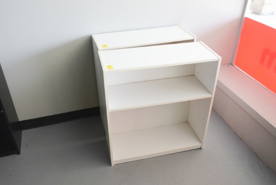 2 SHELVING UNITS