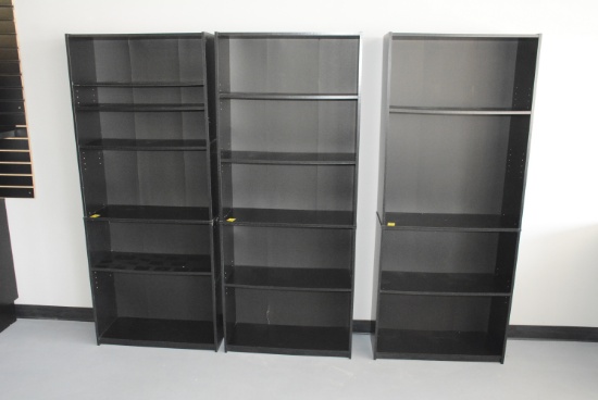 3 DISPLAY CABINETS