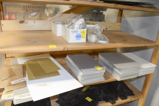 SUBLIMATION SHEET STOCK (2 SHELVES WORTH)