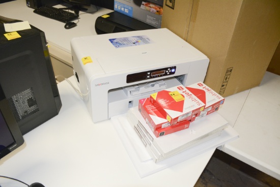 SUBLIMATION PRINTER W INK AND SUPPLIES